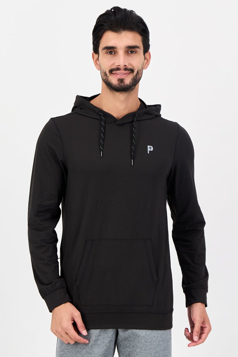 PUMA Men Sportswear Fit Long Sleeve Outdoor Hoodie, Black - Image 1